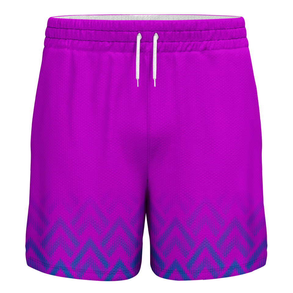 Pantalón corto pádel sublimado modelo geométrico