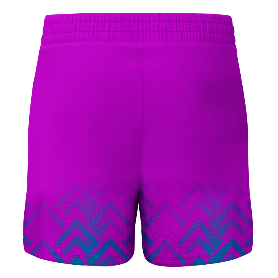 Pantalón corto pádel sublimado modelo geométrico