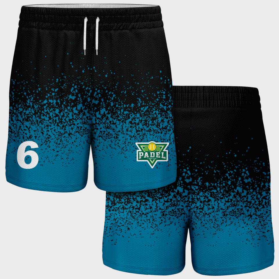 Pantalón corto pádel sublimado modelo corte