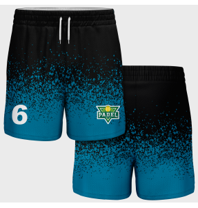 Pantalón corto pádel sublimado modelo corte