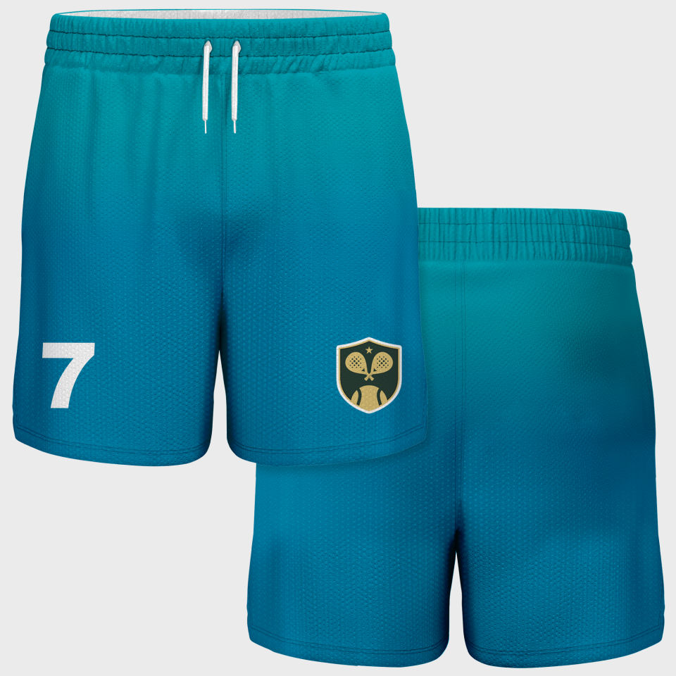 Pantalón corto pádel sublimado modelo degradado