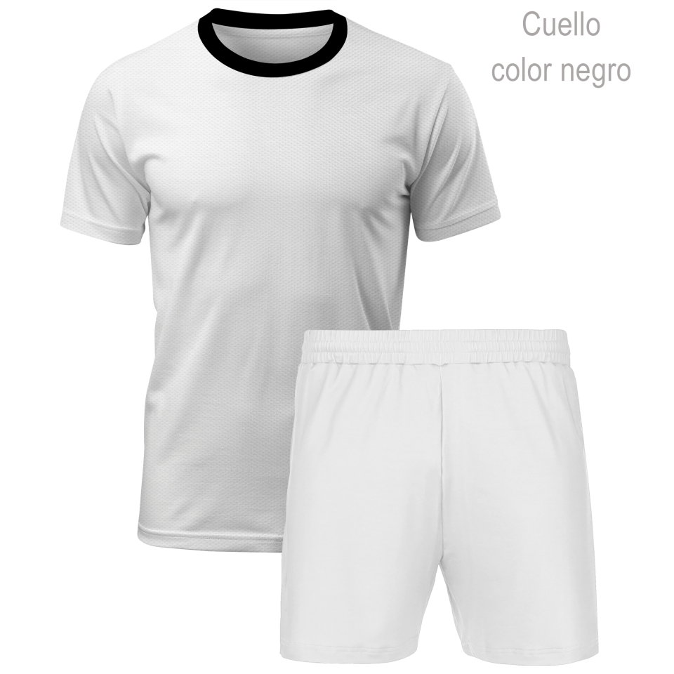 Conjunto petanca camiseta manga corta y pantalón corto 100% fullprint personalizado