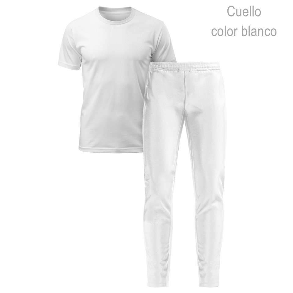 Conjunto petanca camiseta manga corta y pantalón largo 100% fullprint personalizado