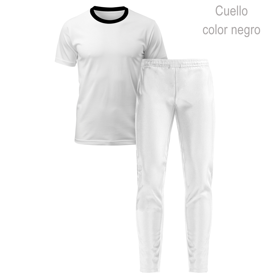 Conjunto petanca camiseta manga corta y pantalón largo 100% fullprint personalizado