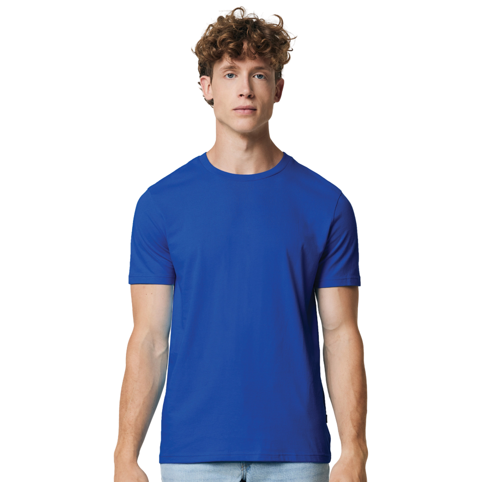 Camiseta básica de algodón orgánico personalizada