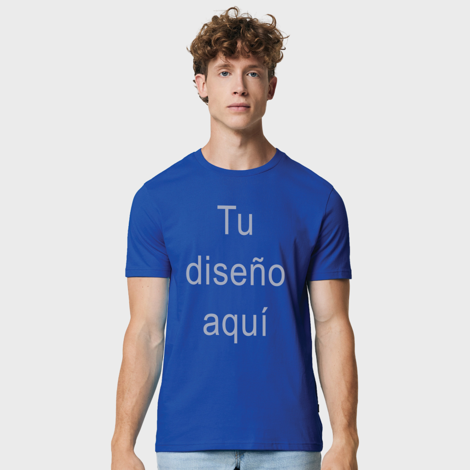 Camiseta básica de algodón orgánico personalizada
