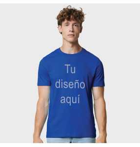 Camiseta básica de algodón orgánico personalizada