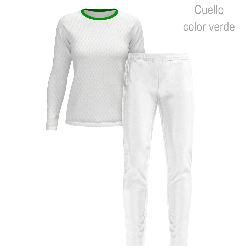 Conjunto petanca camiseta manga larga y pantalón largo de mujer 100% fullprint personalizado