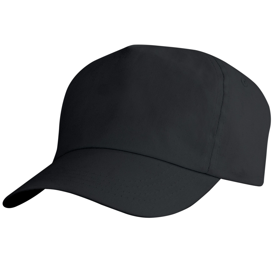 Gorra negra premium personalizada urgente