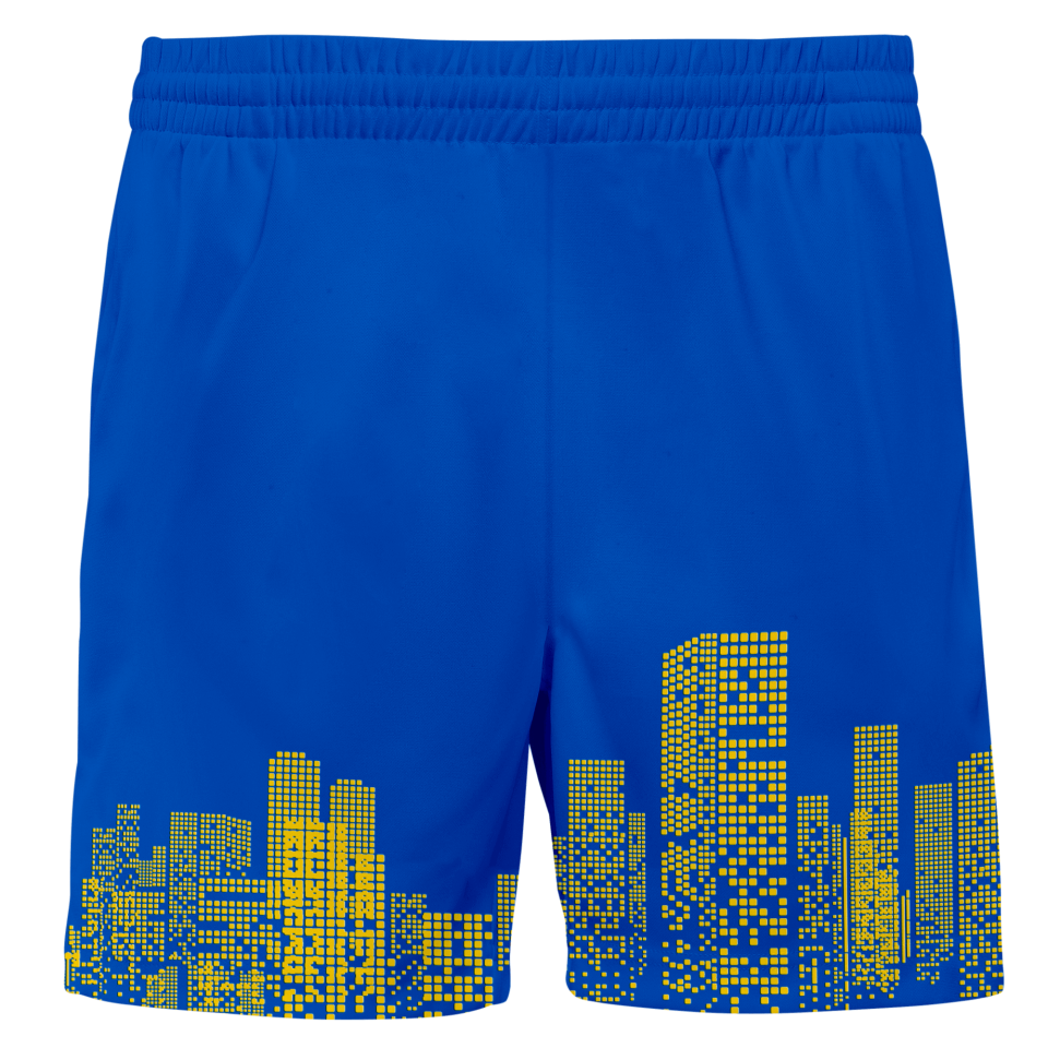 Pantalón fútbol de mujer sublimado Rascacielos personalizado