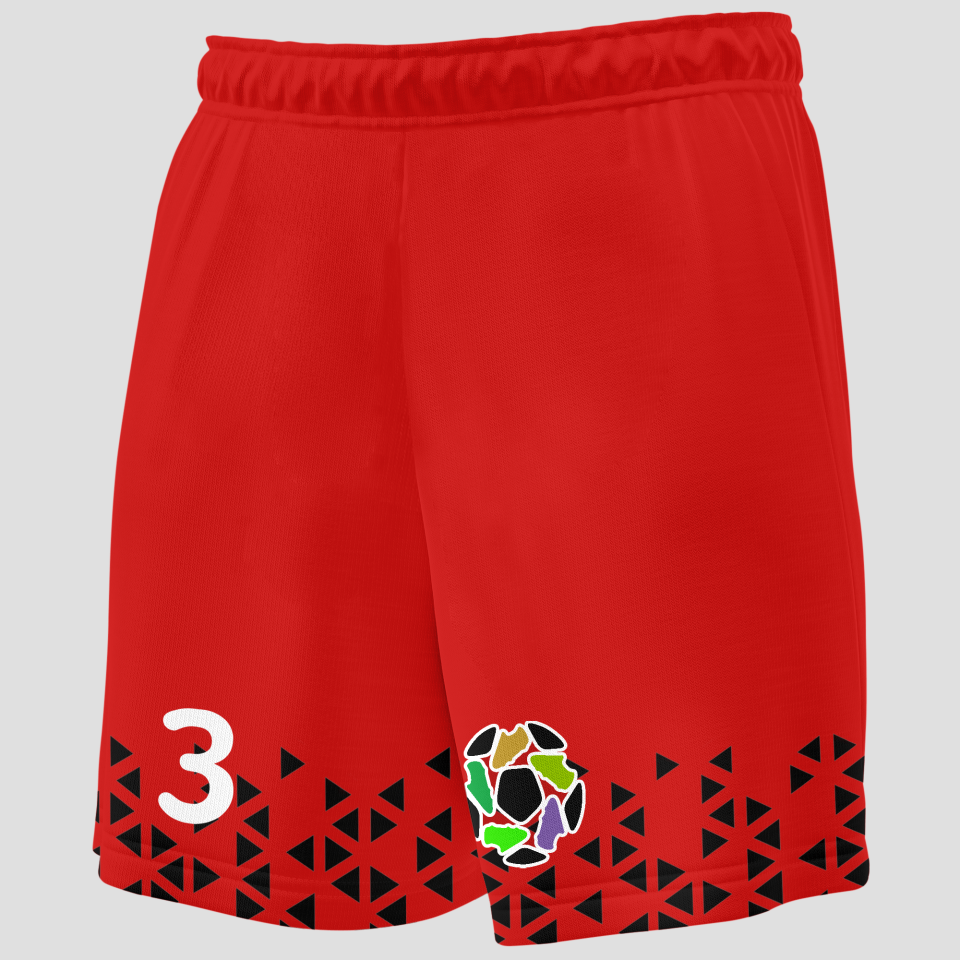Pantalón fútbol de mujer sublimado Triángulos personalizado