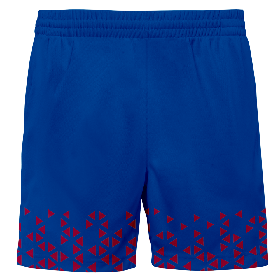 Pantalón fútbol sublimado Triángulos personalizado