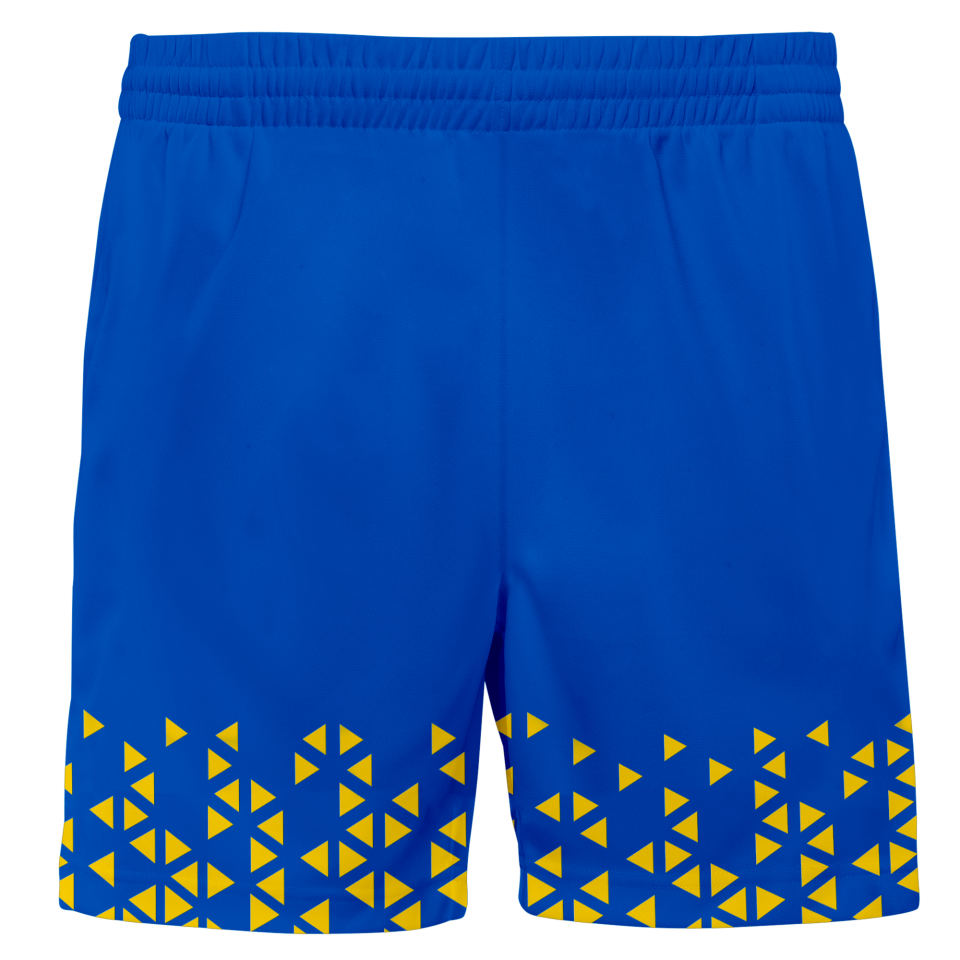 Pantalón fútbol sublimado Triángulos personalizado