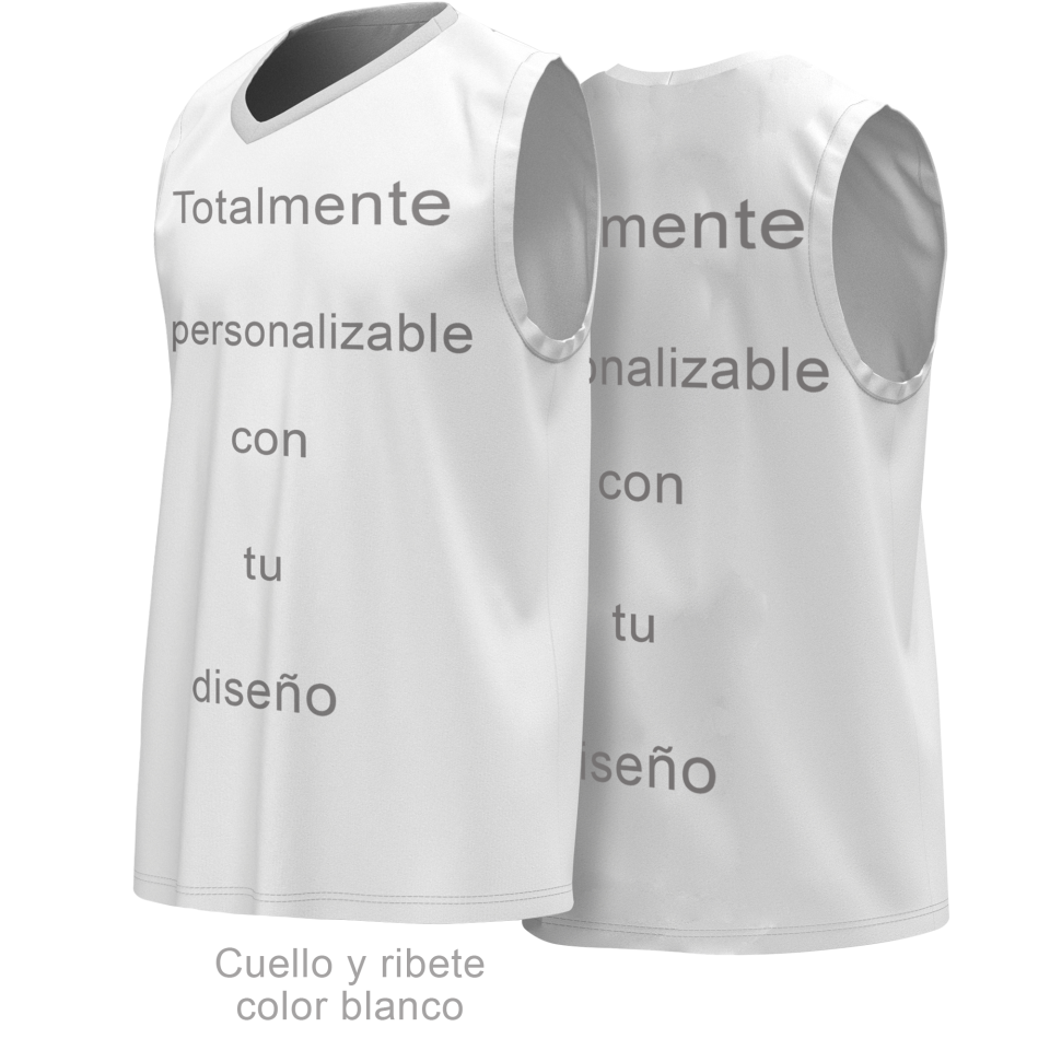 Camiseta para eventos sin mangas 100% fullprint personalizada