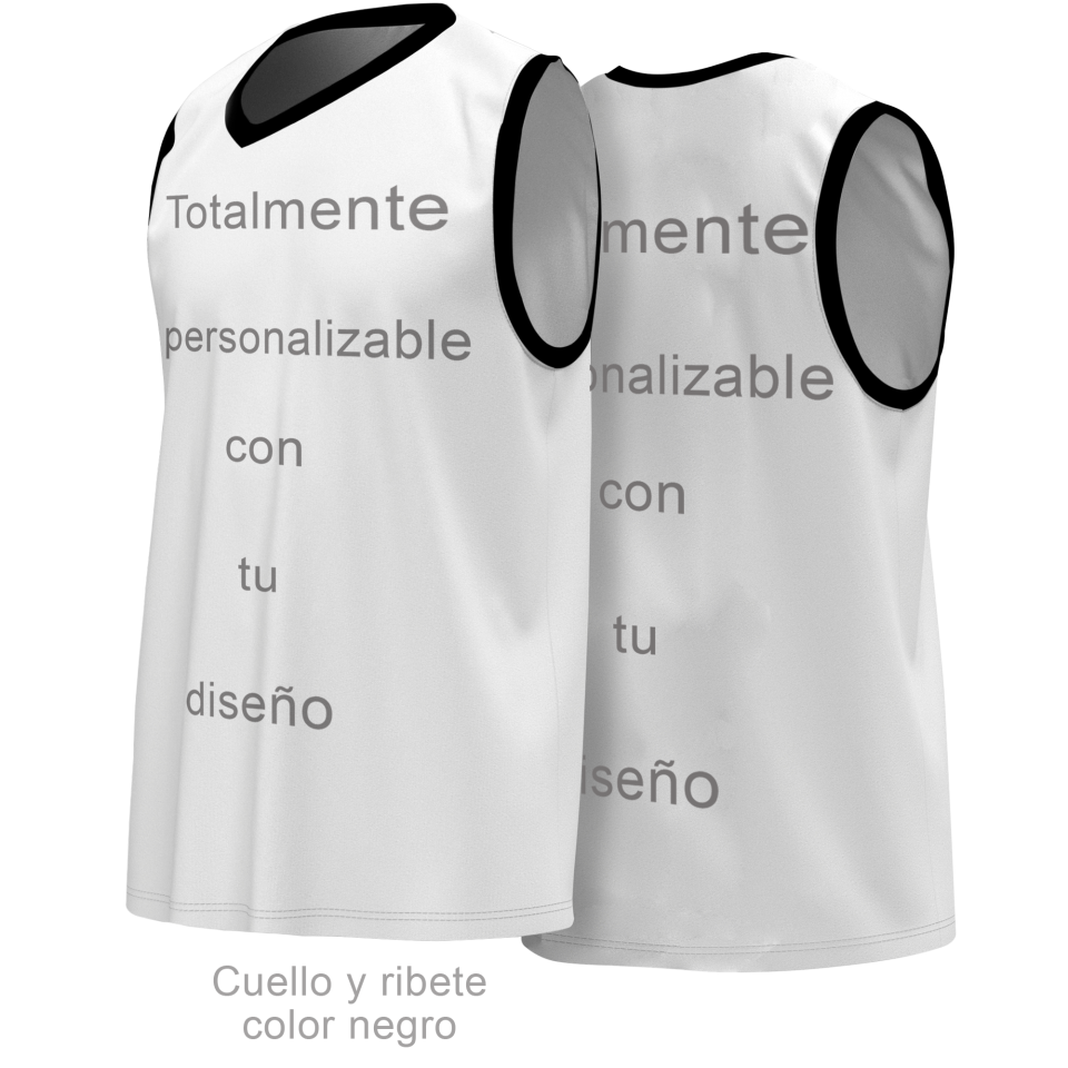 Camiseta para eventos sin mangas 100% fullprint personalizada