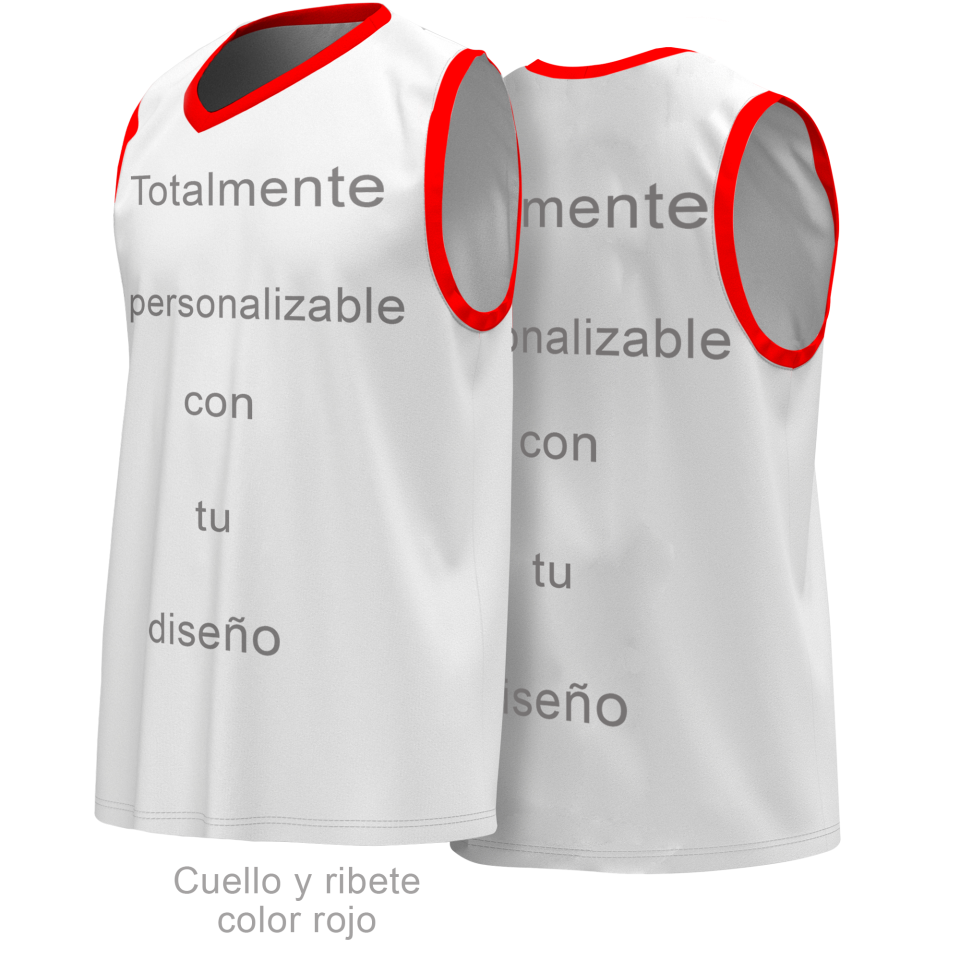Camiseta para eventos sin mangas 100% fullprint personalizada