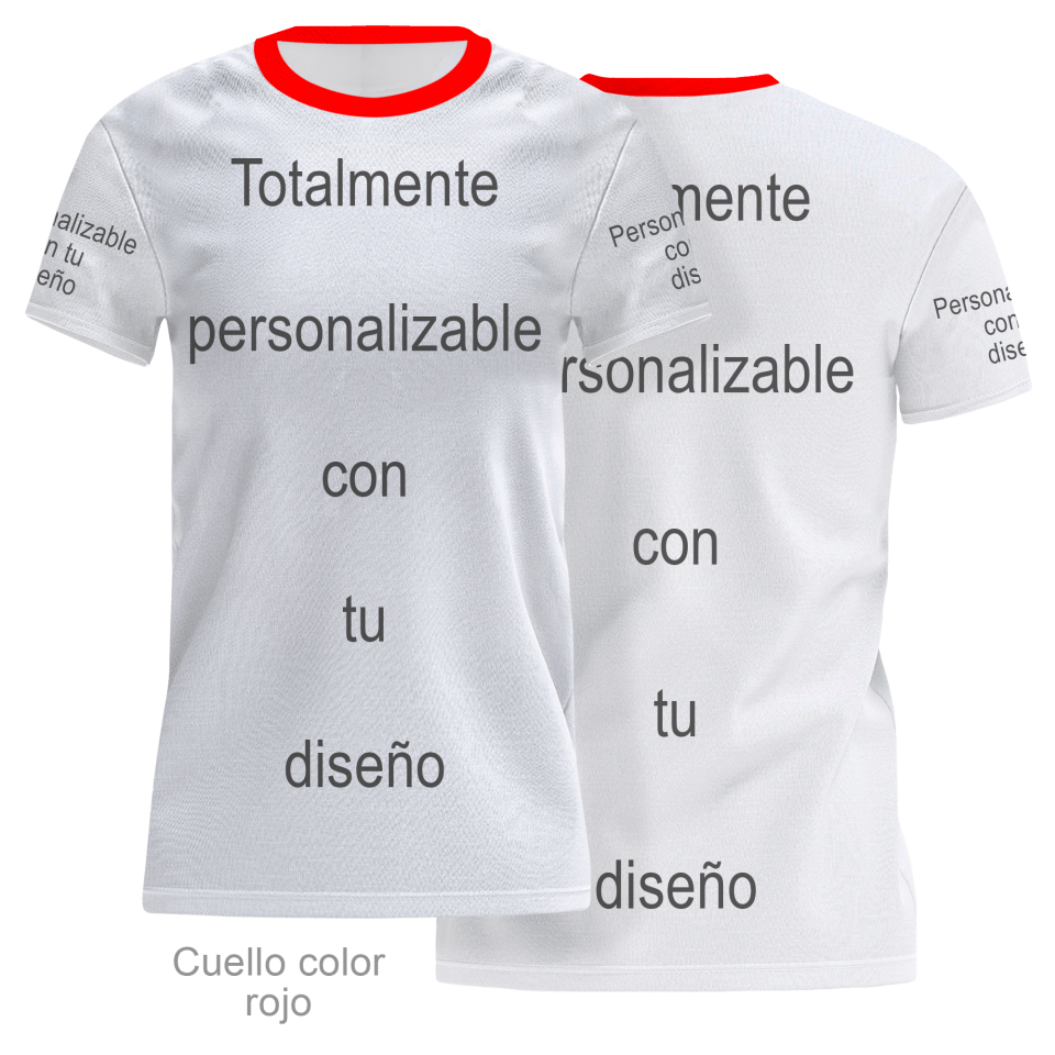 Camiseta para eventos de mujer 100% fullprint personalizada