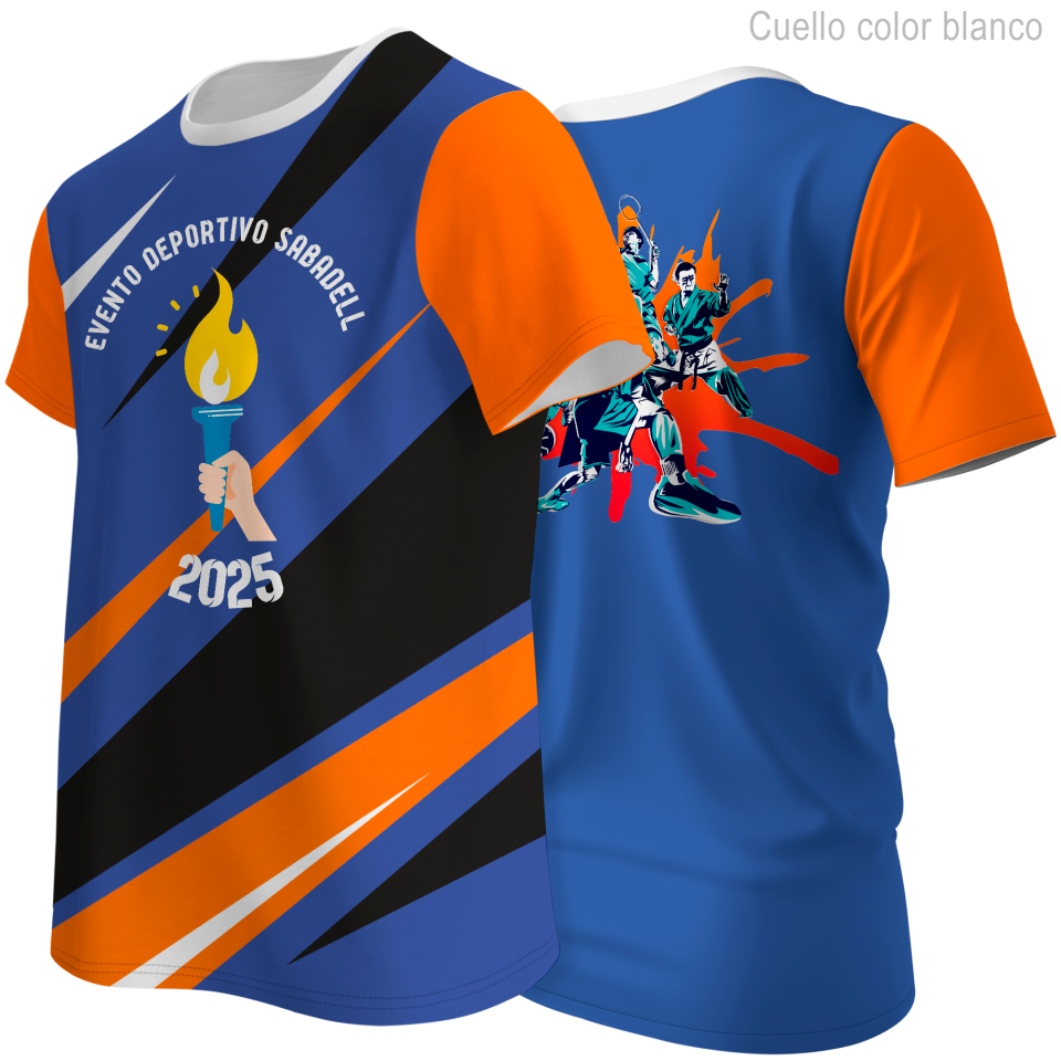 Camiseta para eventos 100% fullprint personalizada