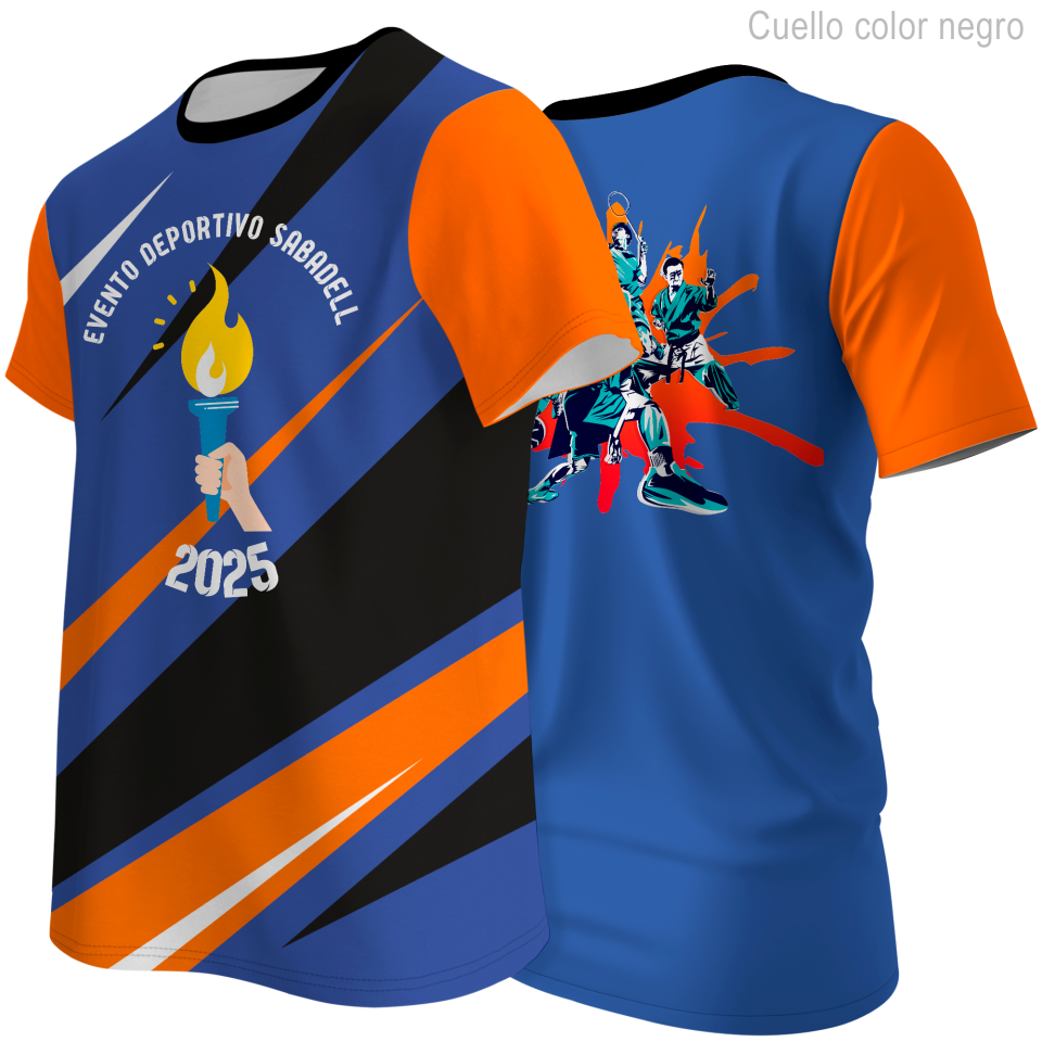 Camiseta para eventos 100% fullprint personalizada