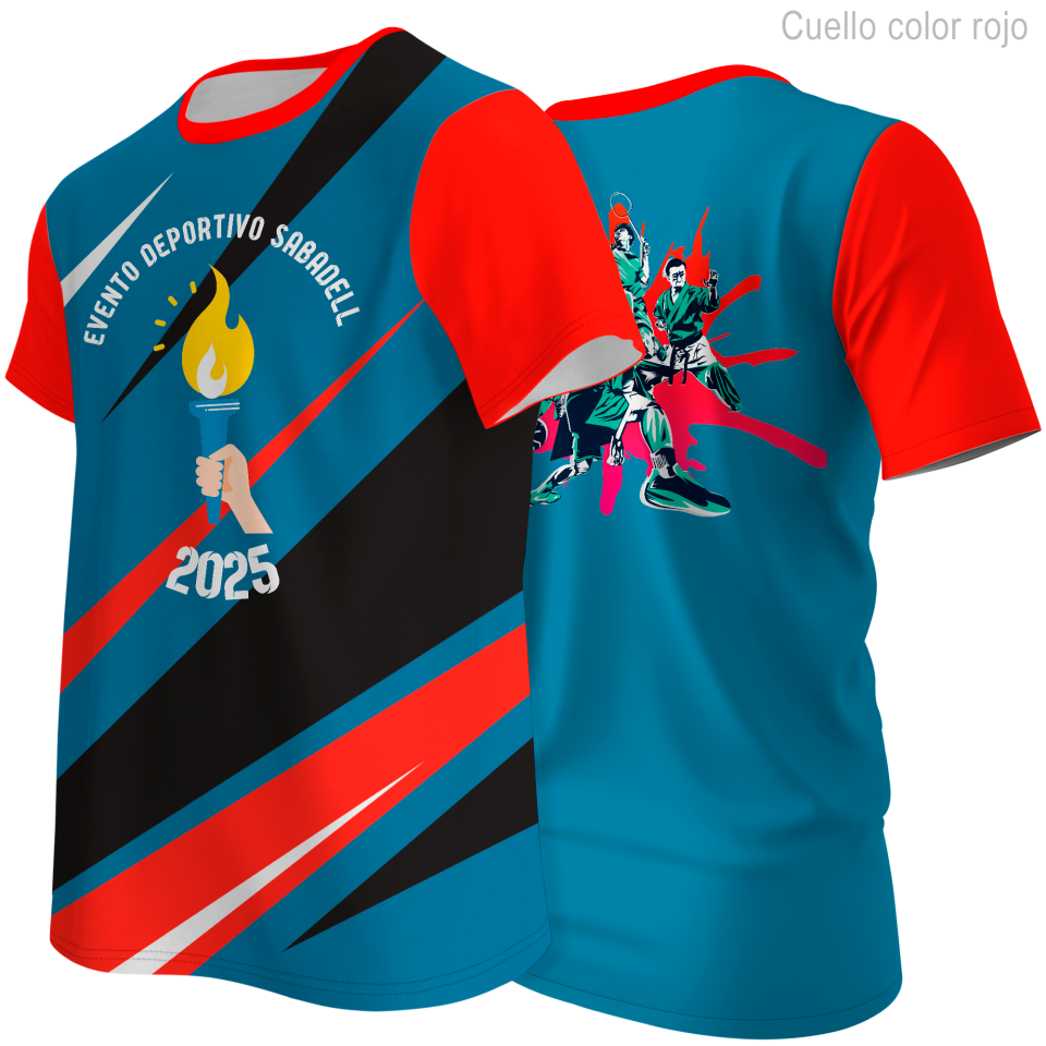 Camiseta para eventos 100% fullprint personalizada