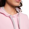 Sudadera mujer con capucha bicolor personalizada