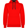 Sudadera mujer con capucha bicolor personalizada