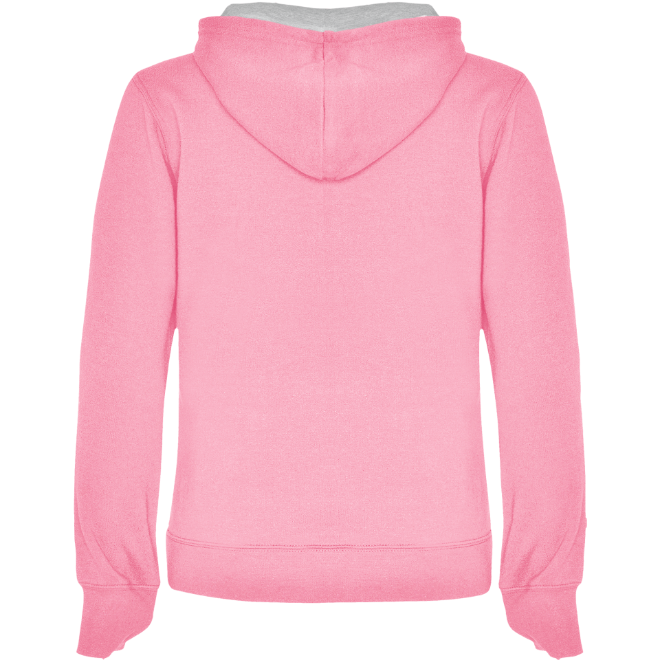 Sudadera mujer con capucha bicolor personalizada
