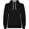 Sudadera mujer con capucha bicolor personalizada