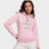 Sudadera mujer con capucha bicolor personalizada