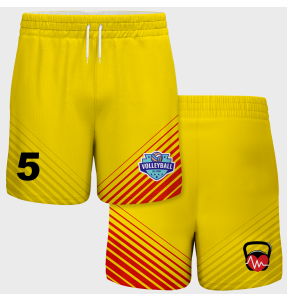 Pantalón voley sublimado modelo rayas