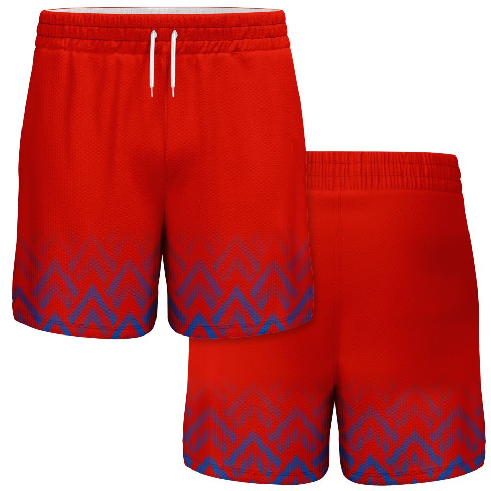 Pantalón voley sublimado modelo geométrico