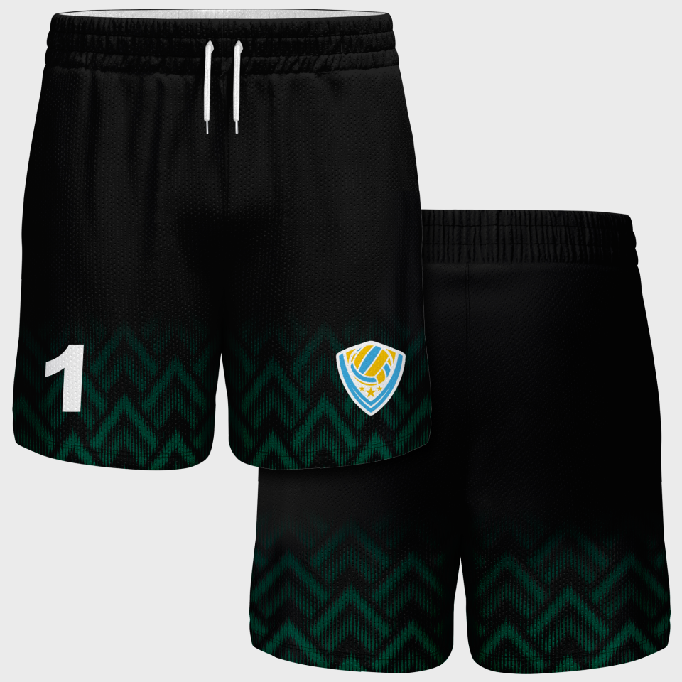 Pantalón voley sublimado modelo geométrico