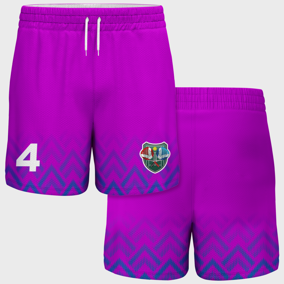 Pantalón corto pádel sublimado modelo geométrico