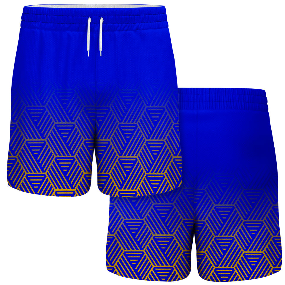 Pantalón voley sublimado modelo hexágono