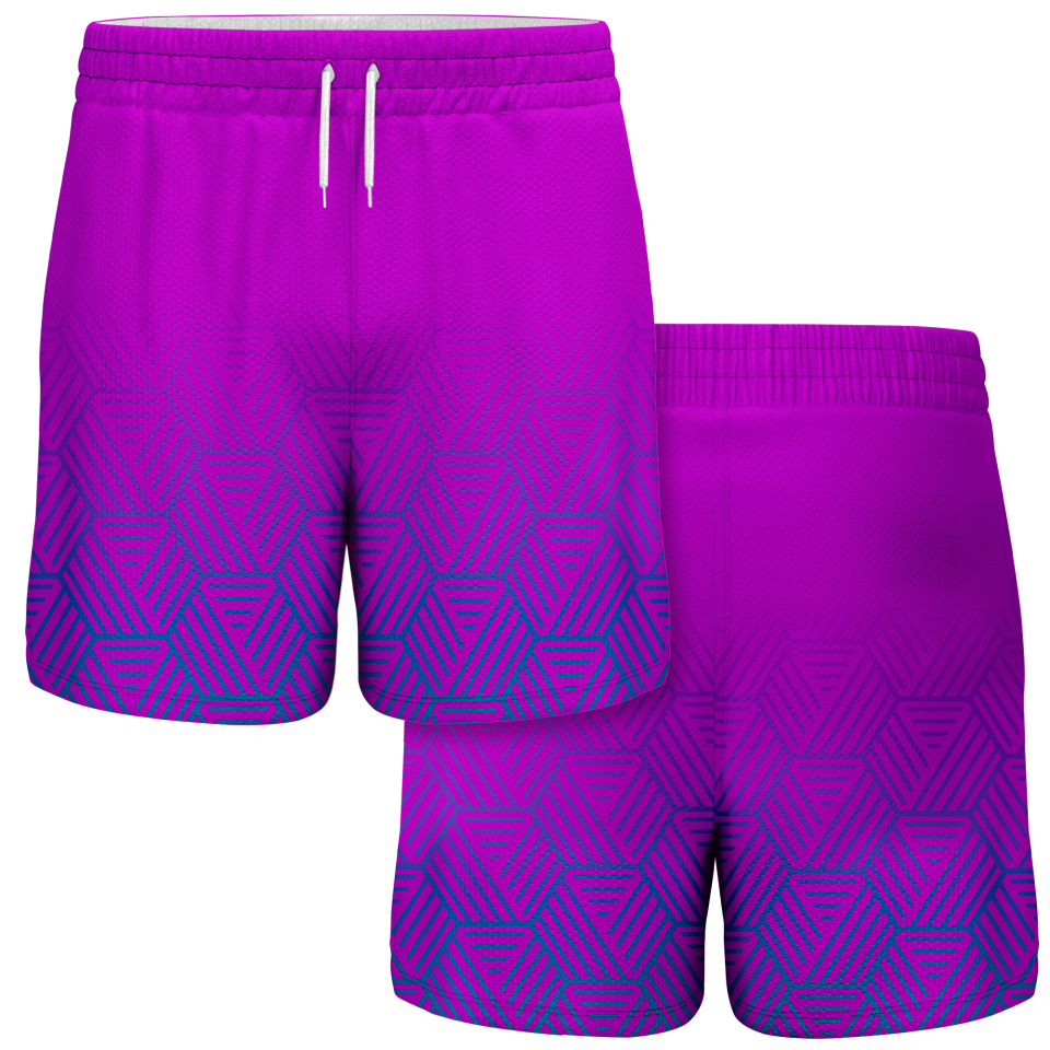 Pantalón voley sublimado modelo hexágono