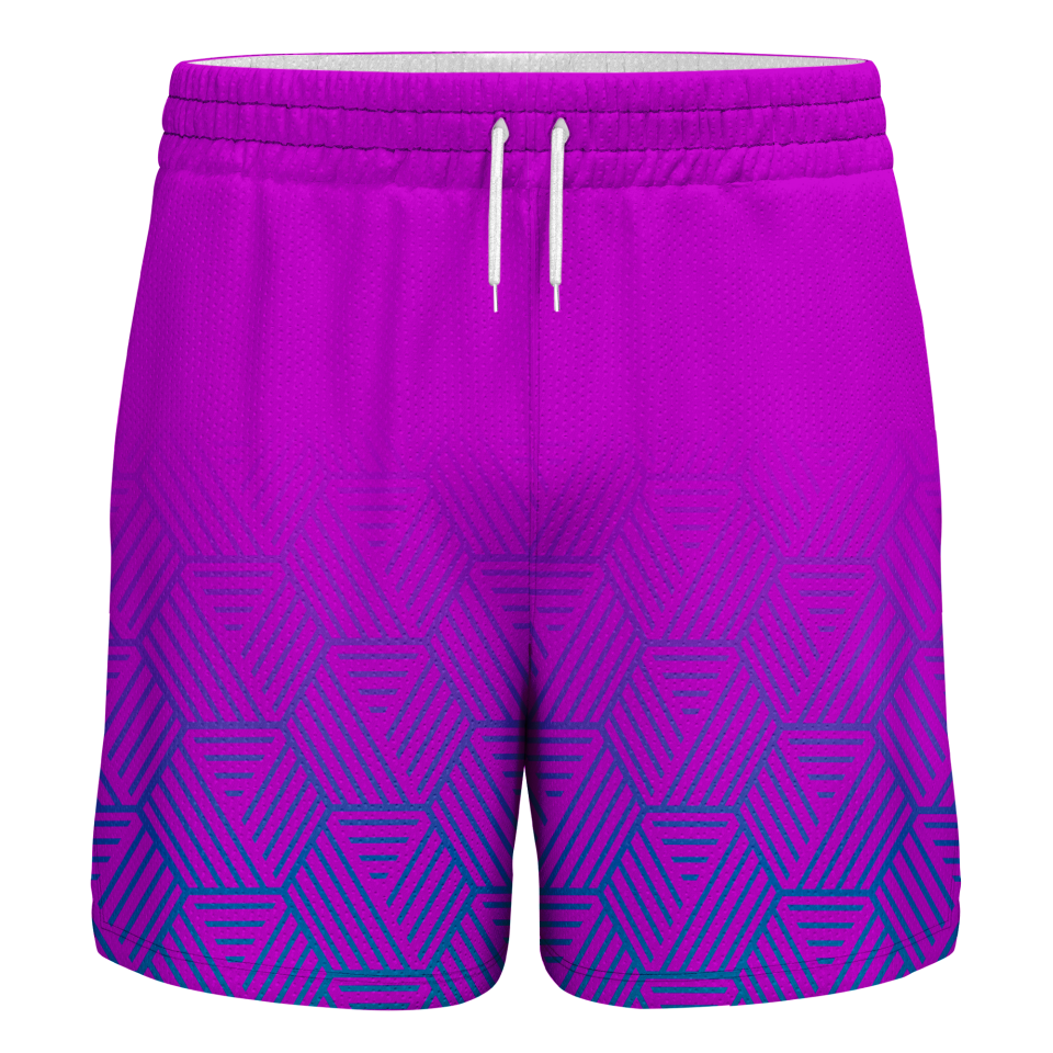 Pantalón voley sublimado modelo hexágono