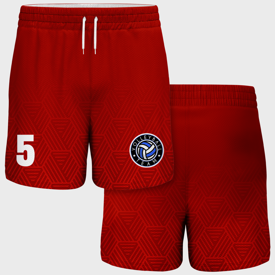 Pantalón voley sublimado modelo hexágono