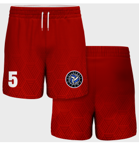 Pantalón voley sublimado modelo hexágono