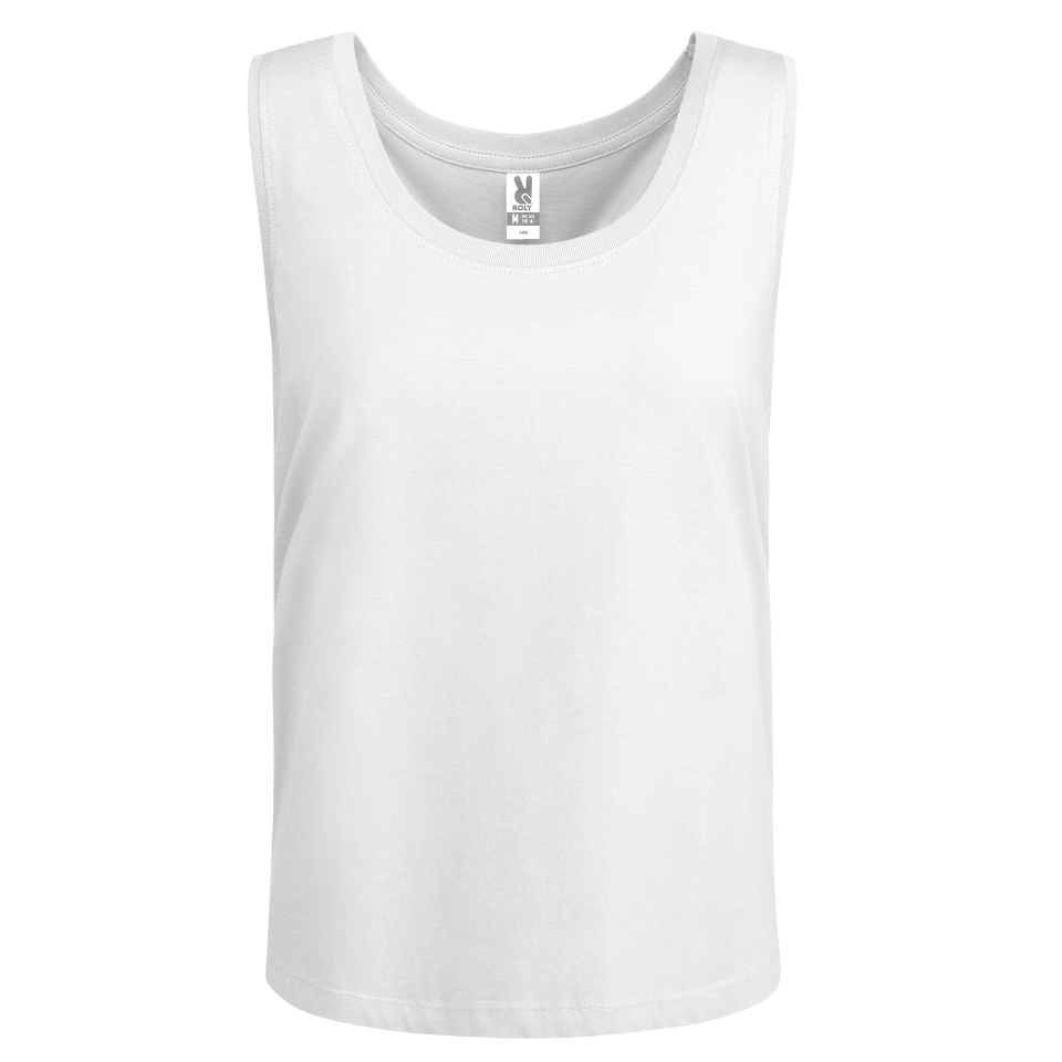 Camiseta amplia de mujer de tirantes