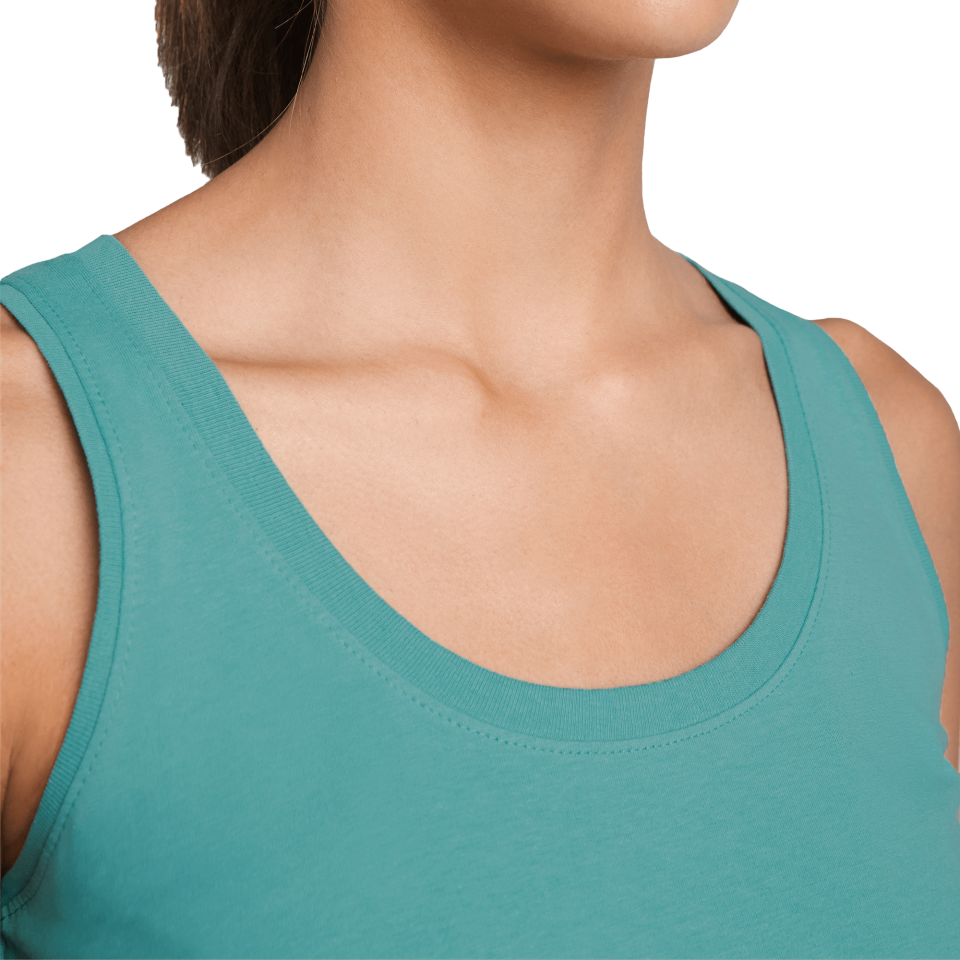 Camiseta amplia de mujer de tirantes