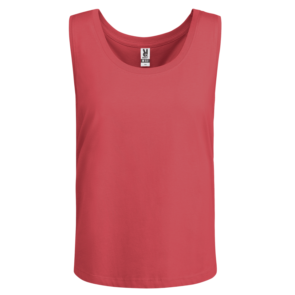 Camiseta amplia de mujer de tirantes