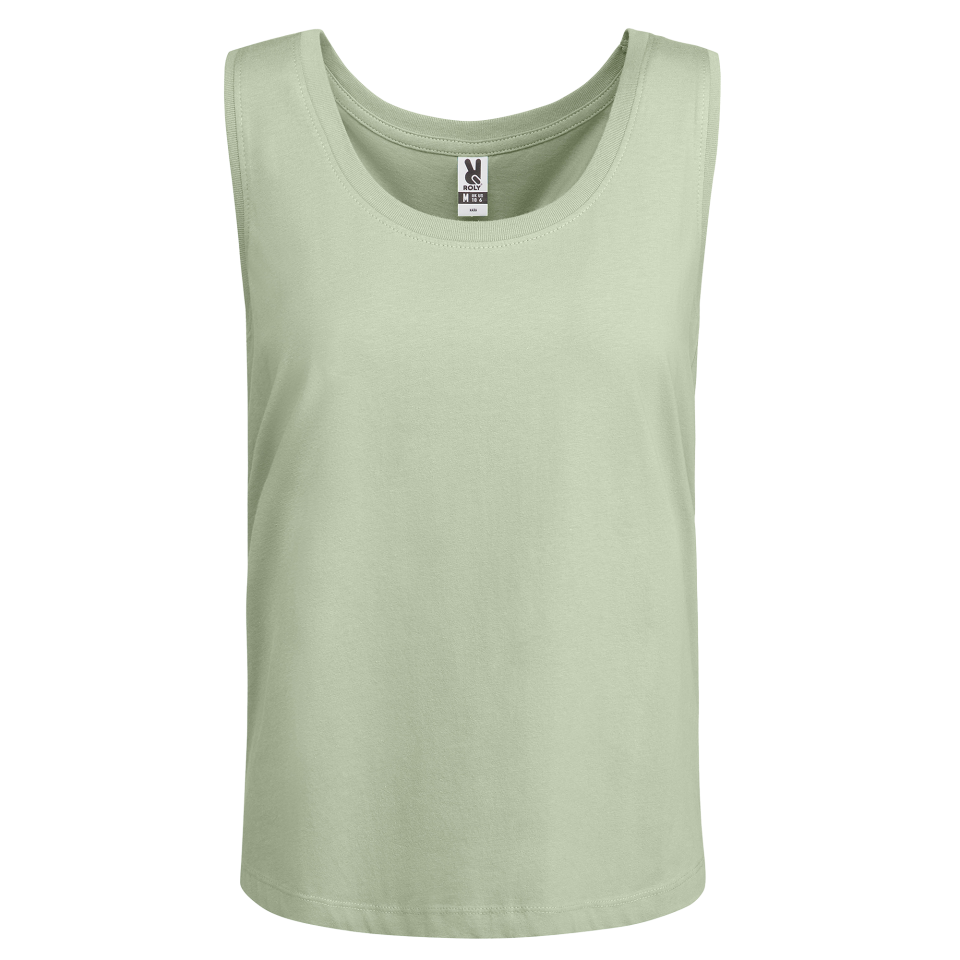 Camiseta amplia de mujer de tirantes