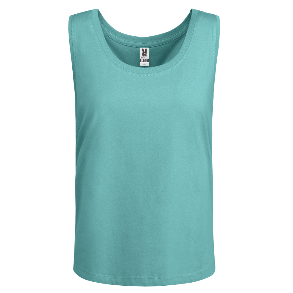 Camiseta amplia de mujer de tirantes