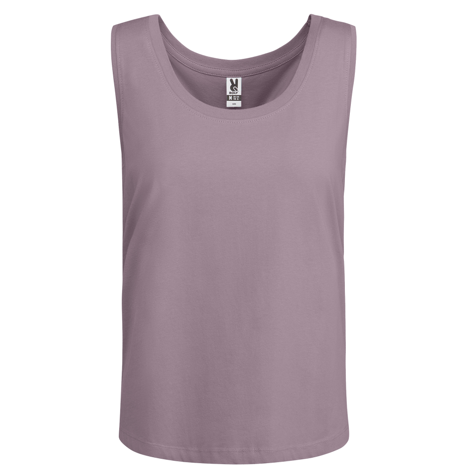 Camiseta amplia de mujer de tirantes