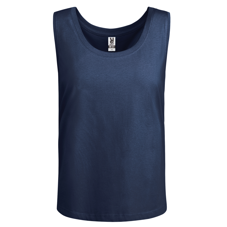 Camiseta amplia de mujer de tirantes