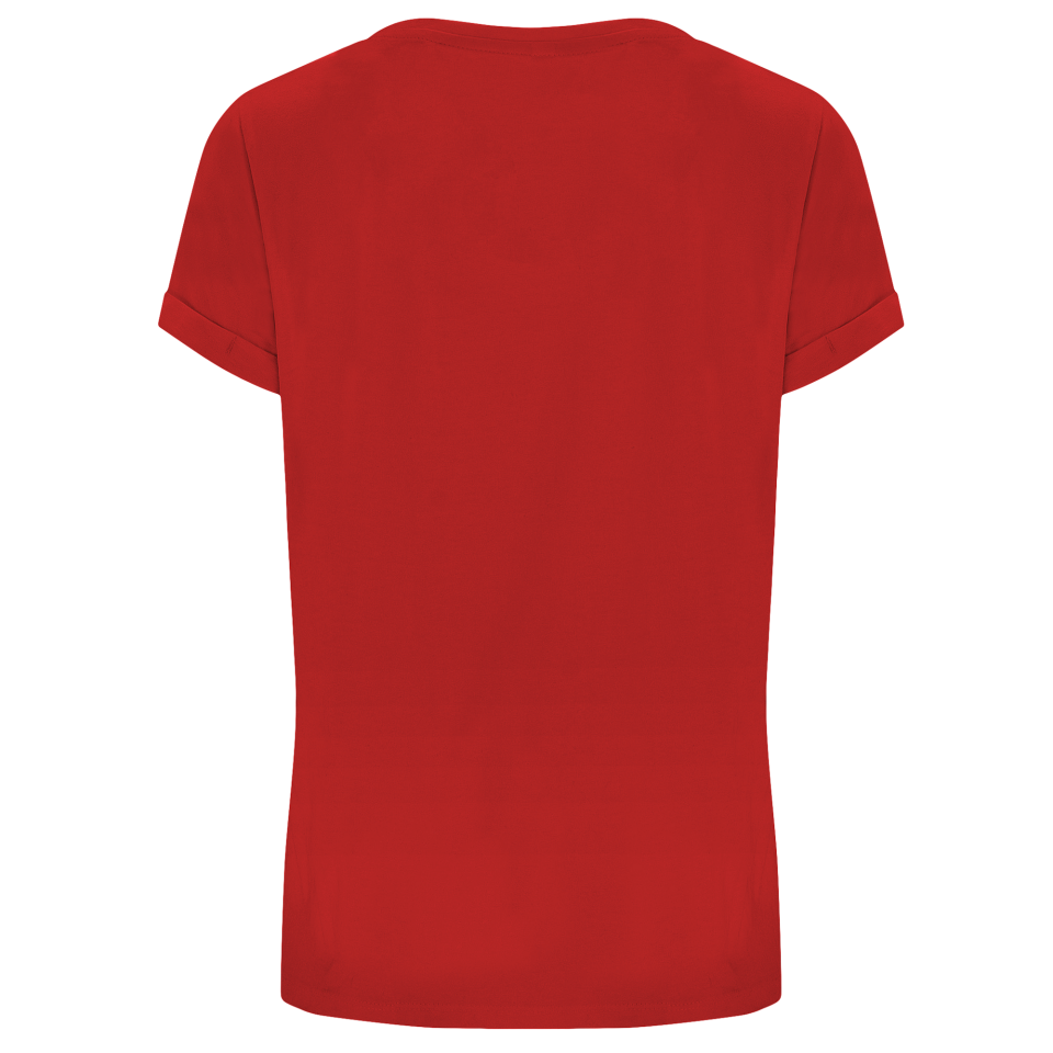 Camiseta de mujer holgada personalizada