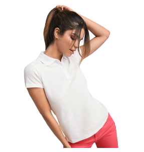 Polo mujer de algodón orgánico personalizado
