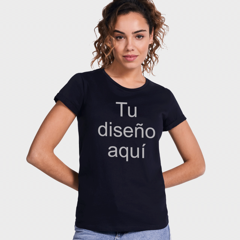 Camiseta de mujer holgada personalizada