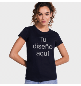 Camiseta de mujer holgada personalizada