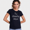 Camiseta de mujer holgada personalizada